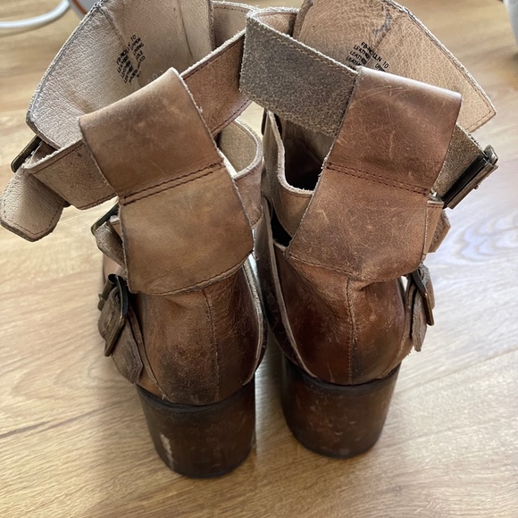 Freebird By Steven Size 10 Brown Leather Rollin Boot - Picture 4 of 10